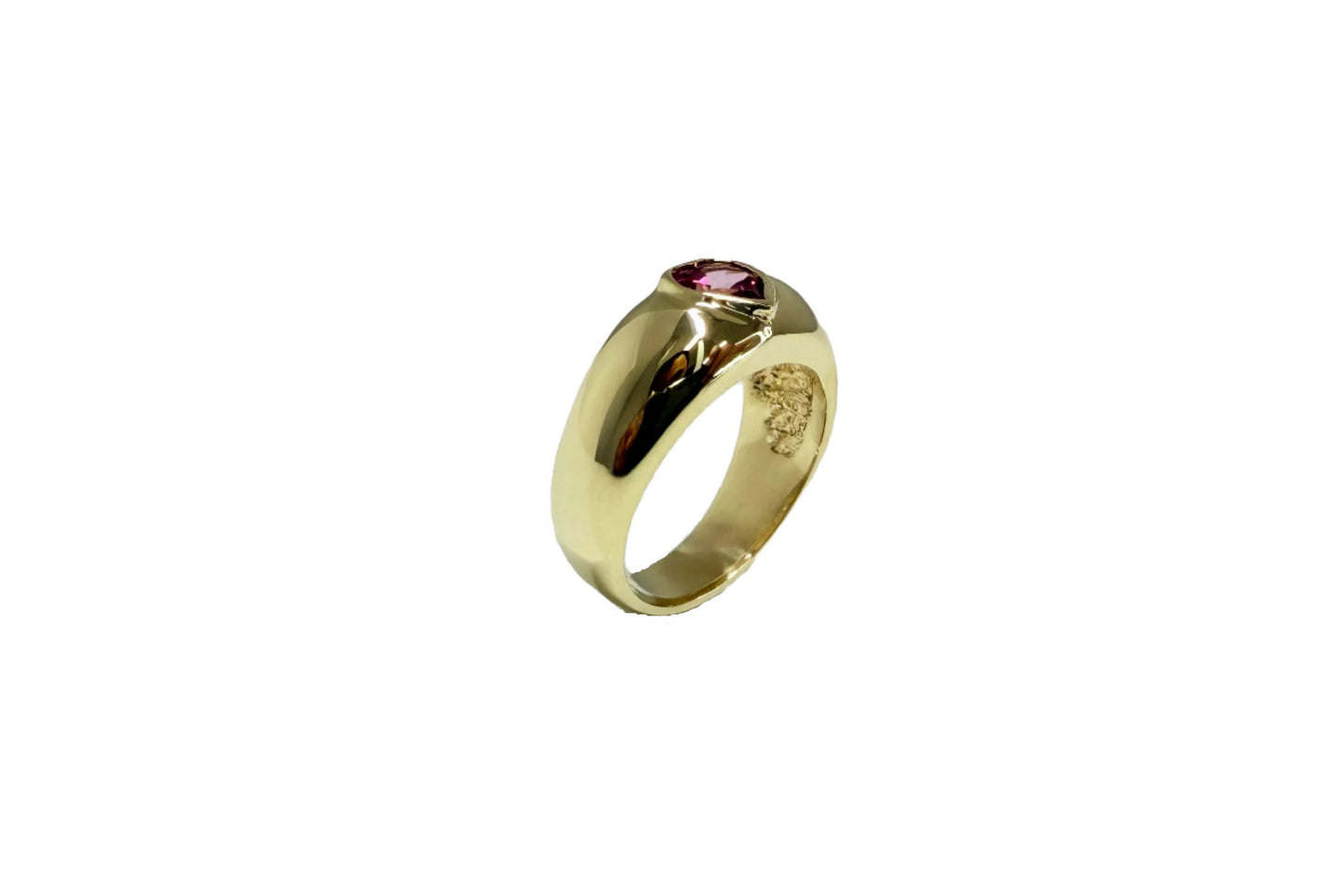 7mm Genuine Heart Pink Topaz