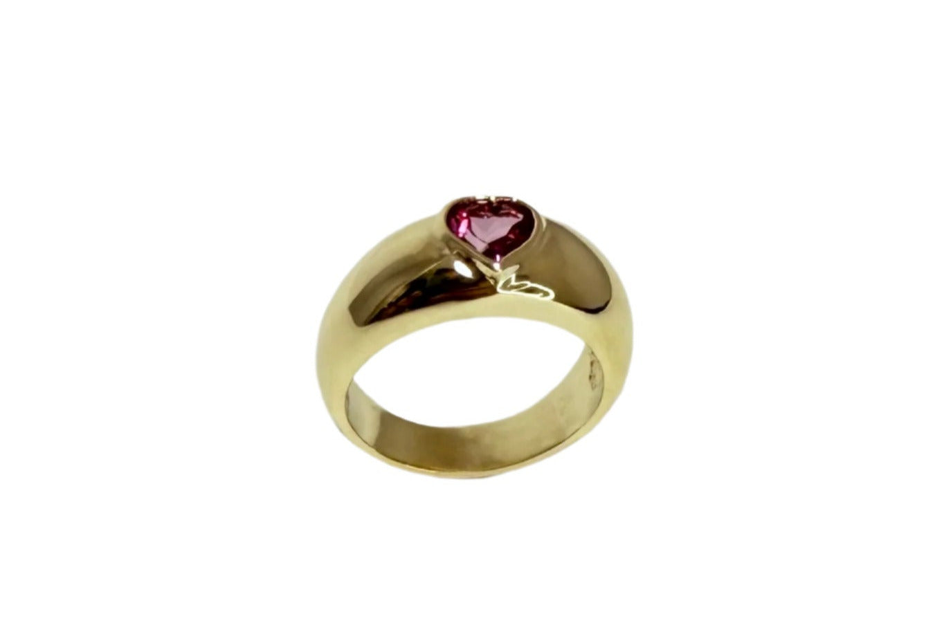 7mm Genuine Heart Pink Topaz