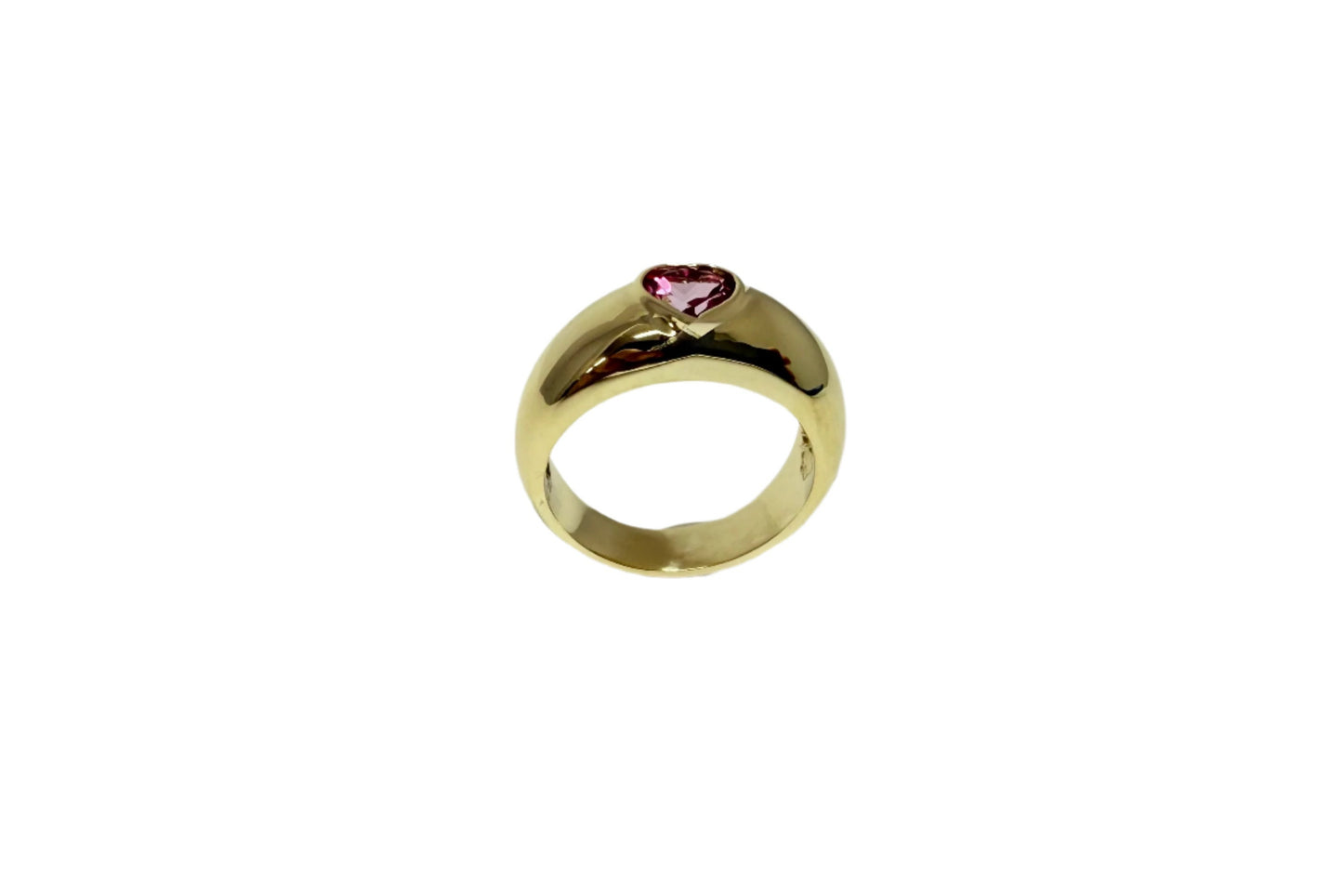 7mm Genuine Heart Pink Topaz