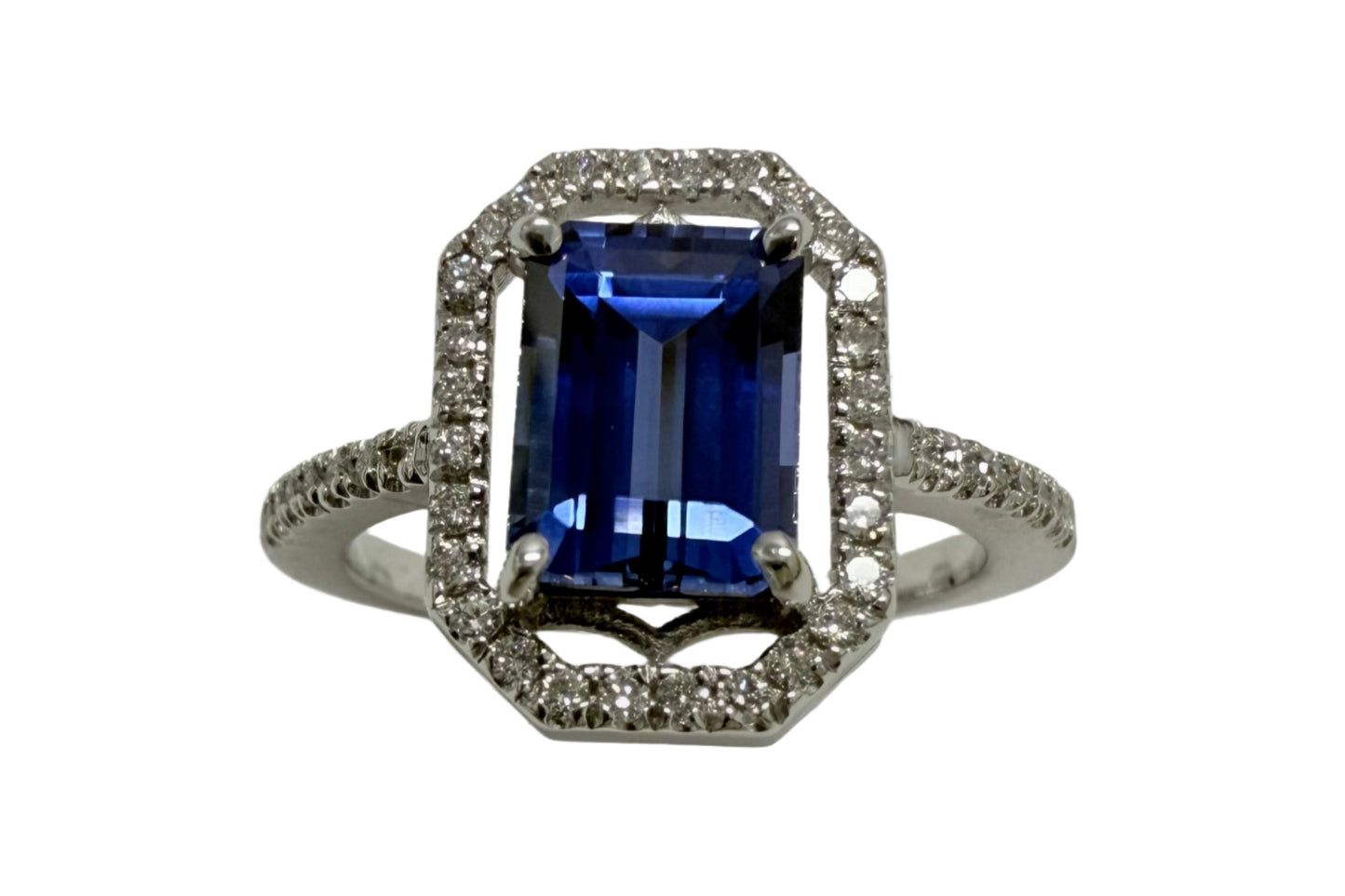 2.68 ctw Sapphire Diamond Ring