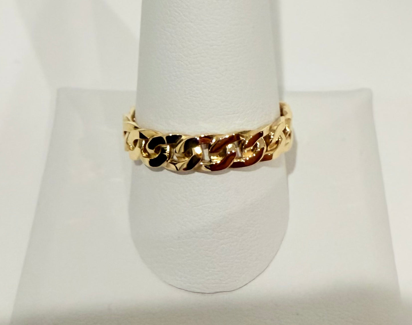 5mm All Around Cuban Link Ring