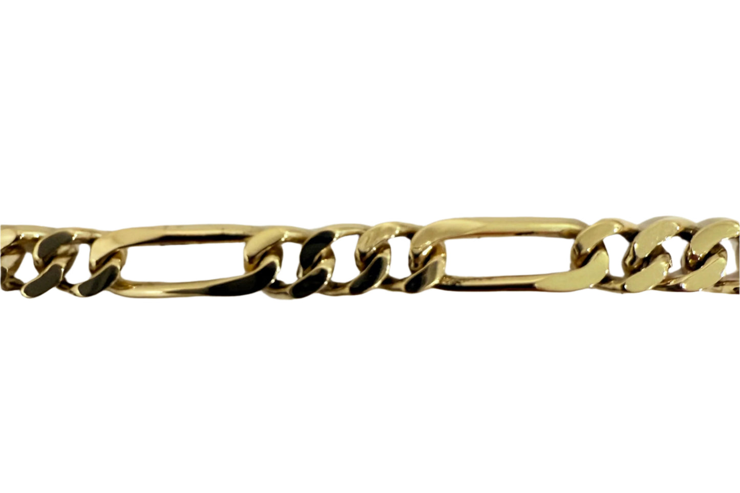 6mm Cuban Link Figaro ID Bracelet