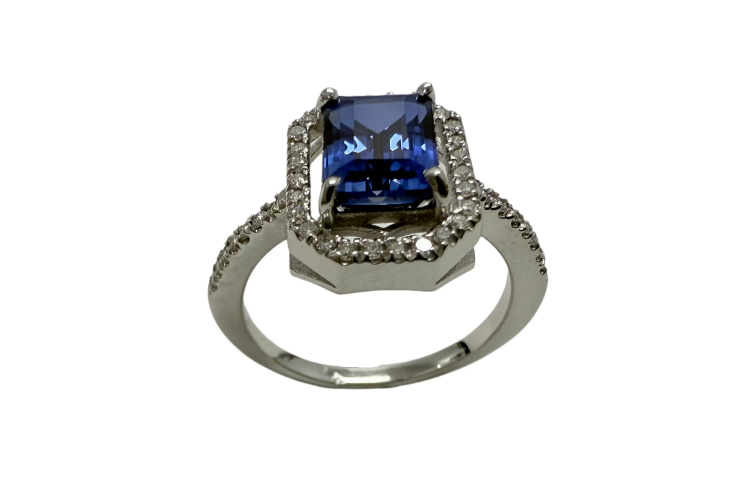 2.68 ctw Sapphire Diamond Ring