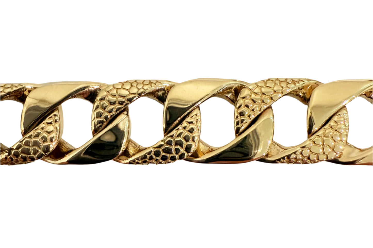 10mm Nugget ID Link Bracelet