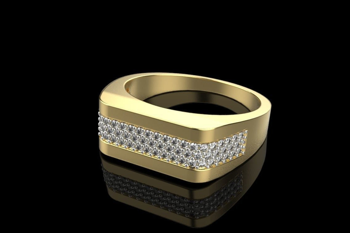 0.40 ctw Mens Diamond Ring