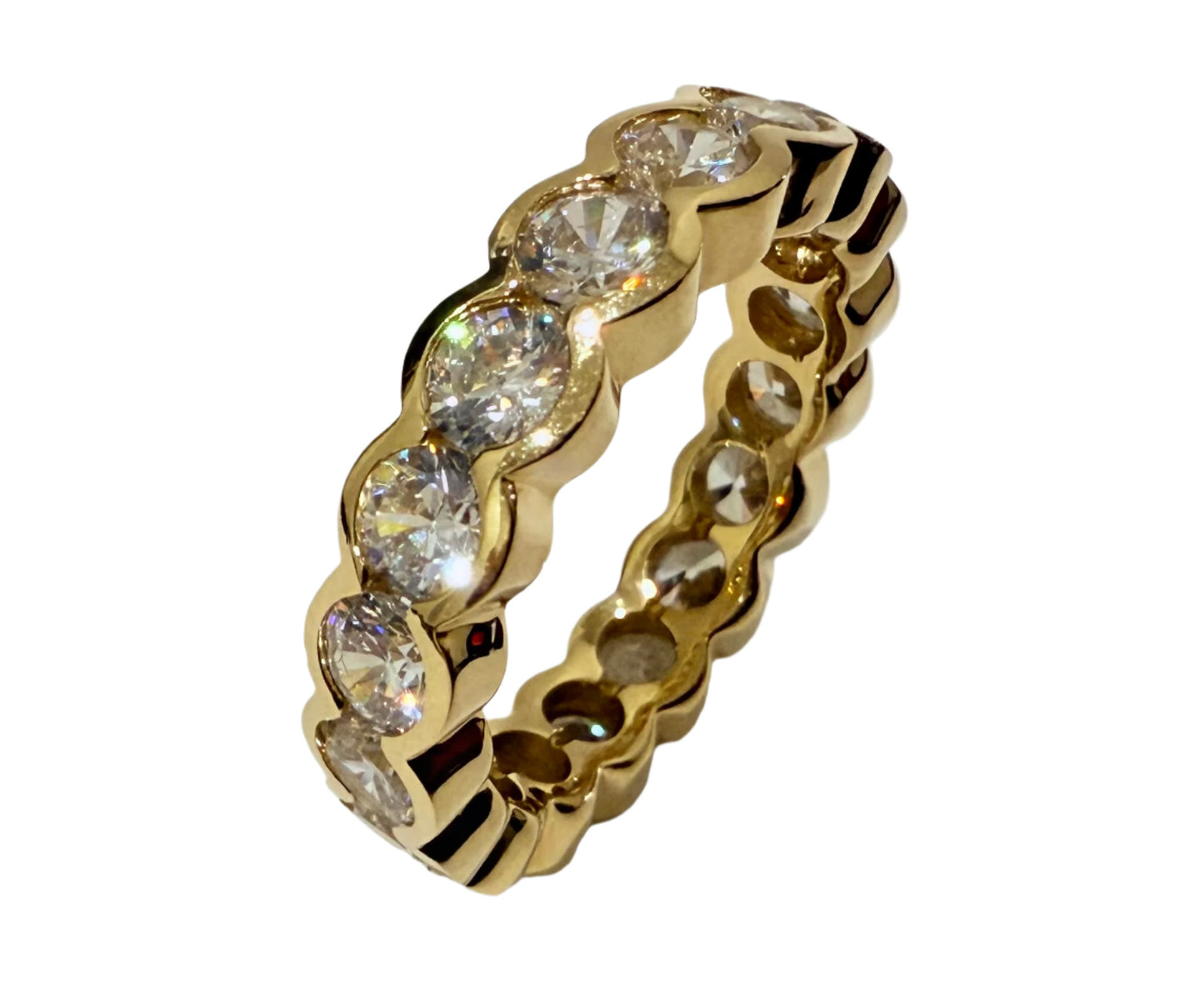 4.5 ctw 4mm Diamond Eternity Ring
