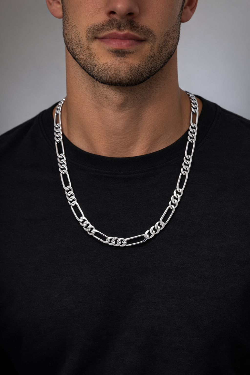 8mm Figaro Cuban Chain
