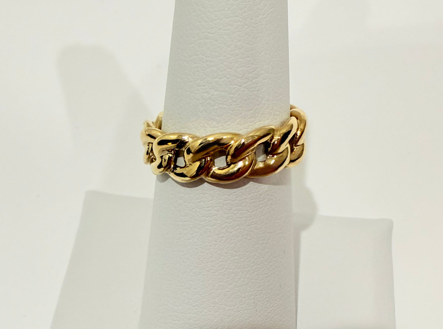 6mm All The Way Cuban Link Ring