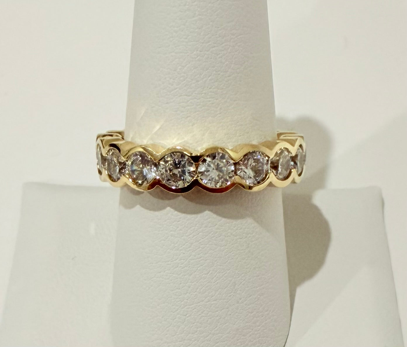 4.5 ctw 4mm Diamond Eternity Ring