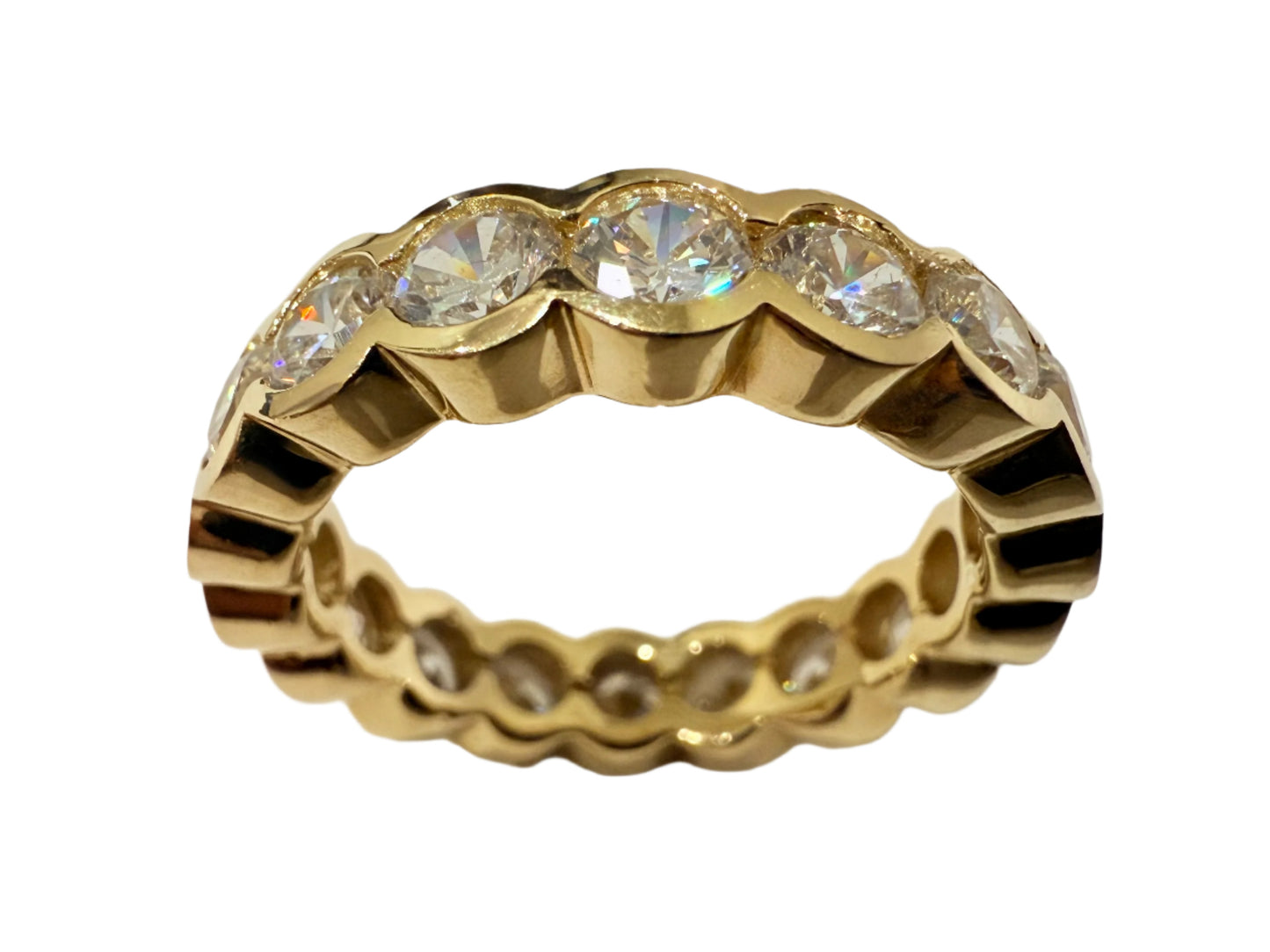 4.5 ctw 4mm Diamond Eternity Ring