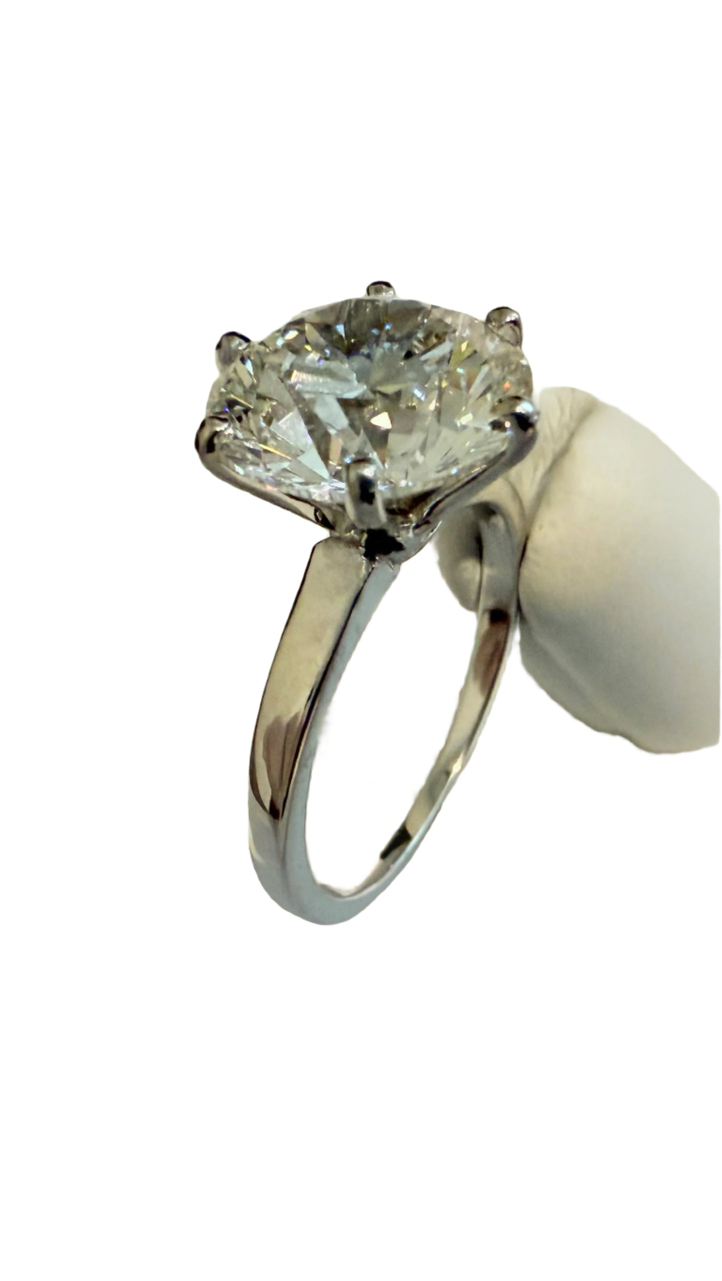 5.09 ct Solitaire Diamond Engagement Ring