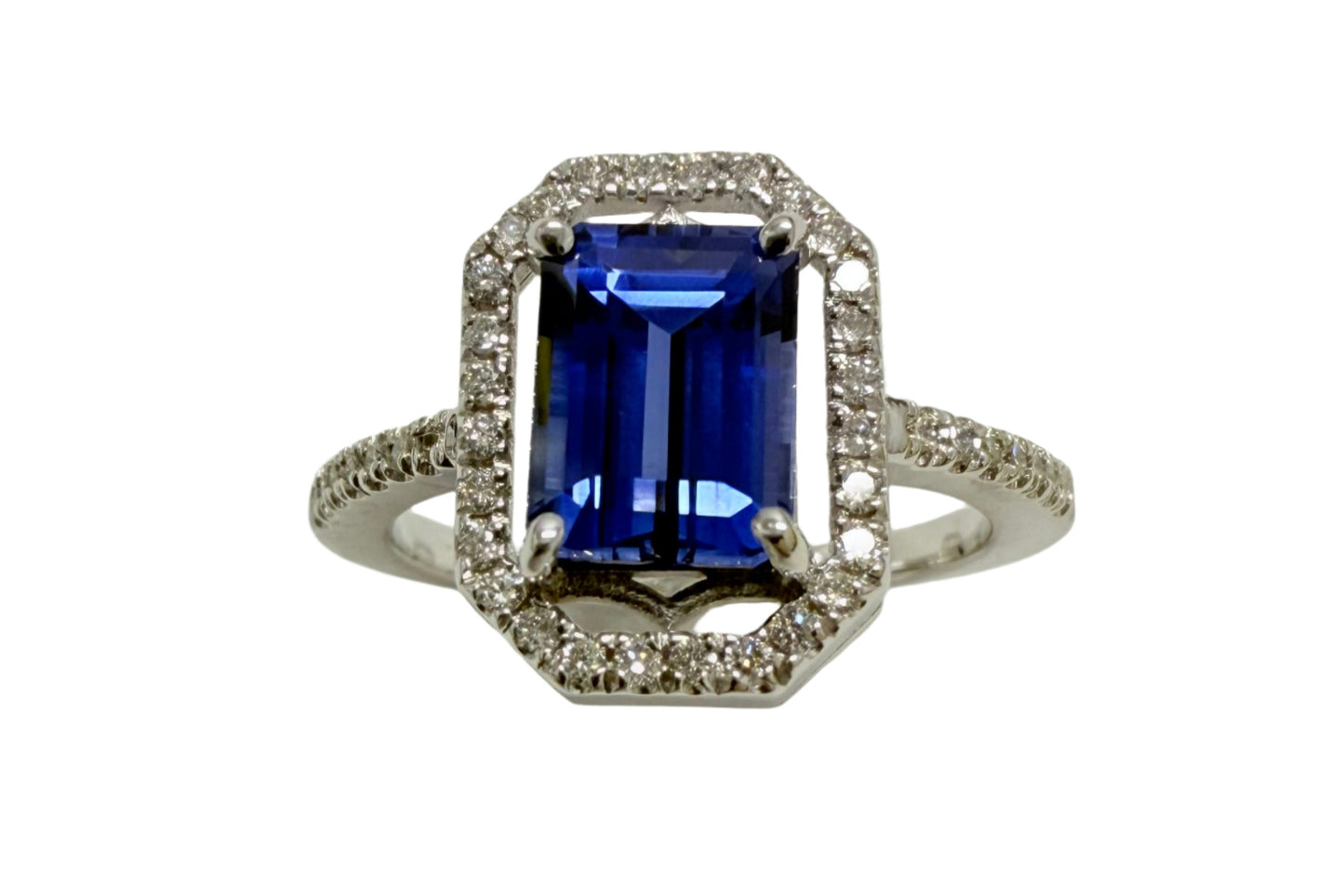 2.68 ctw Sapphire Diamond Ring
