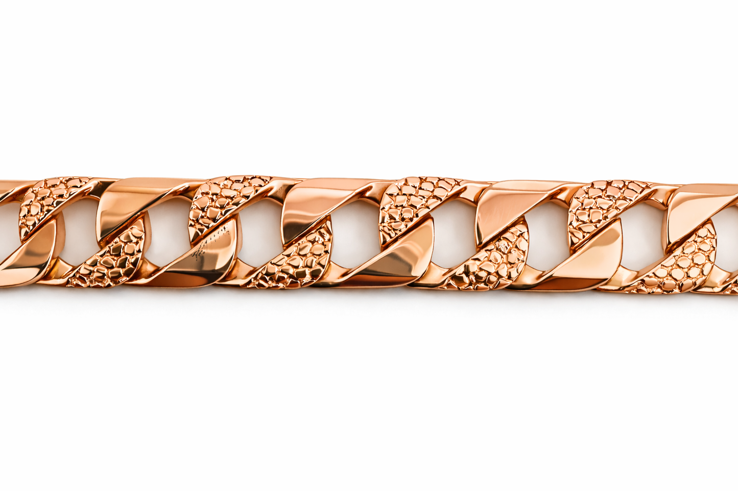 11.5mm Nugget Link ID Bracelet