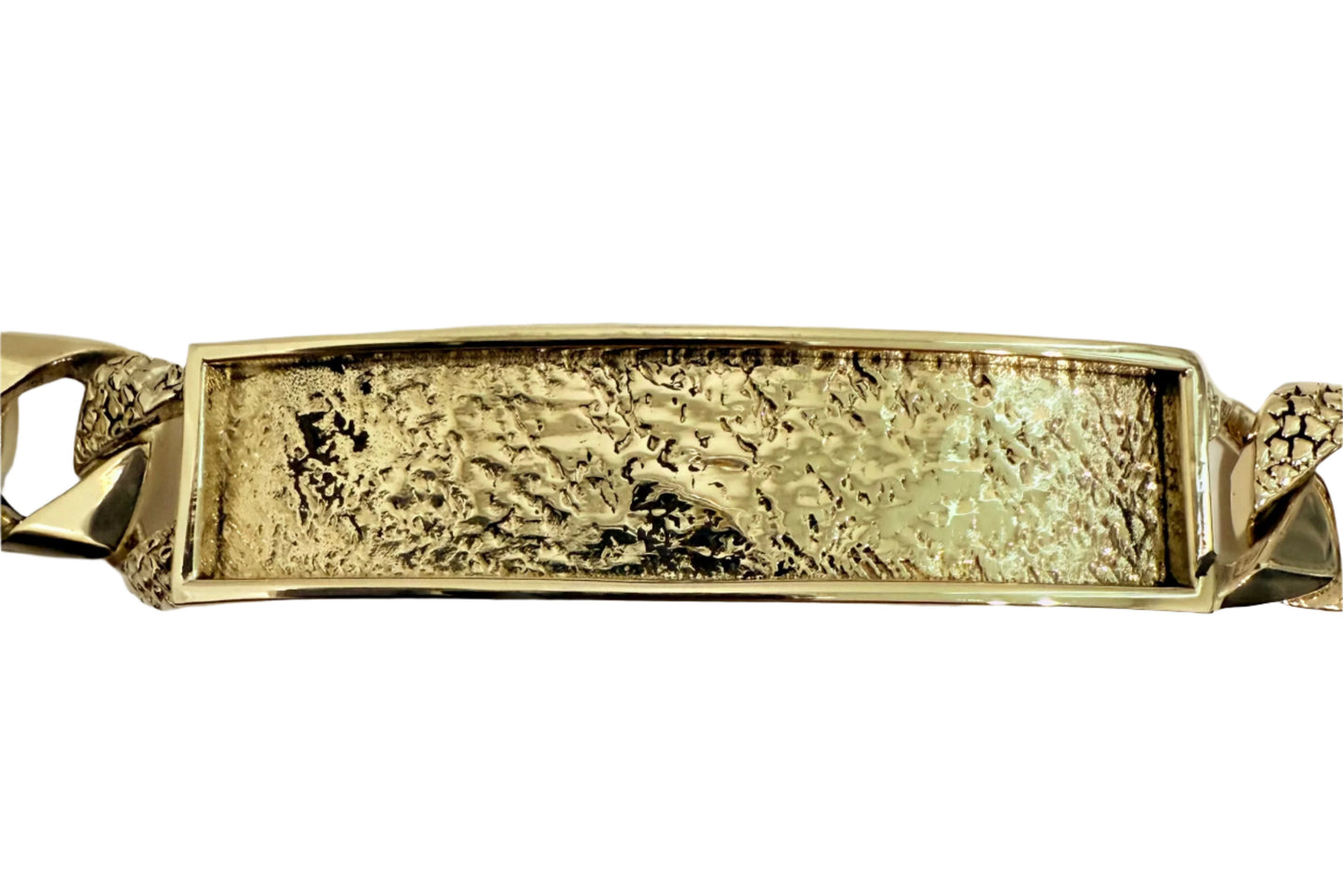 9.5mm Nugget Link ID Bracelet