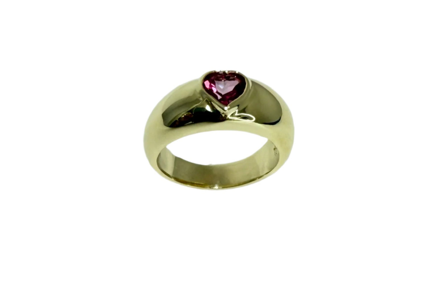 7mm Genuine Heart Pink Topaz