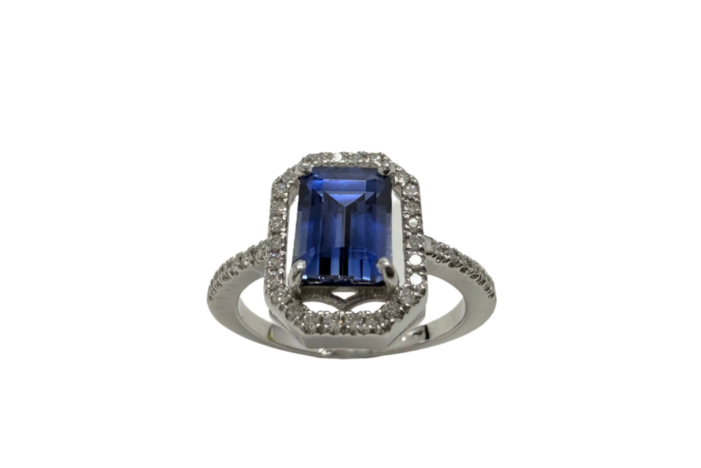2.68 ctw Sapphire Diamond Ring