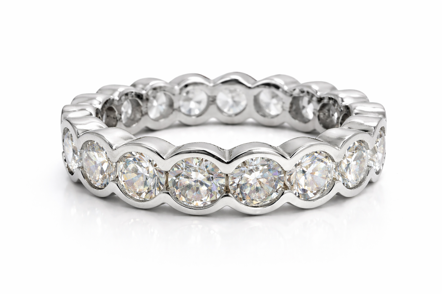 4.5 ctw 4mm Diamond Eternity Ring