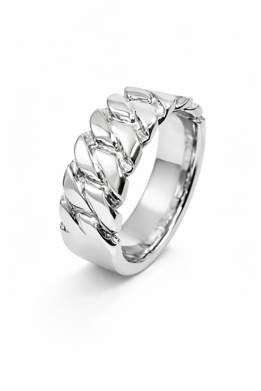 7mm S Cuban Link Ring