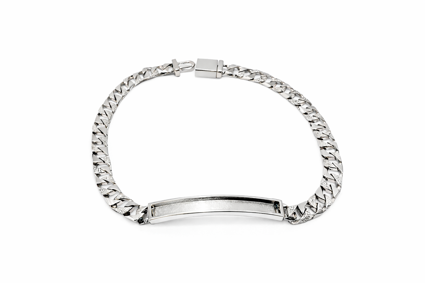 5.5mm Nugget Link ID Bracelet
