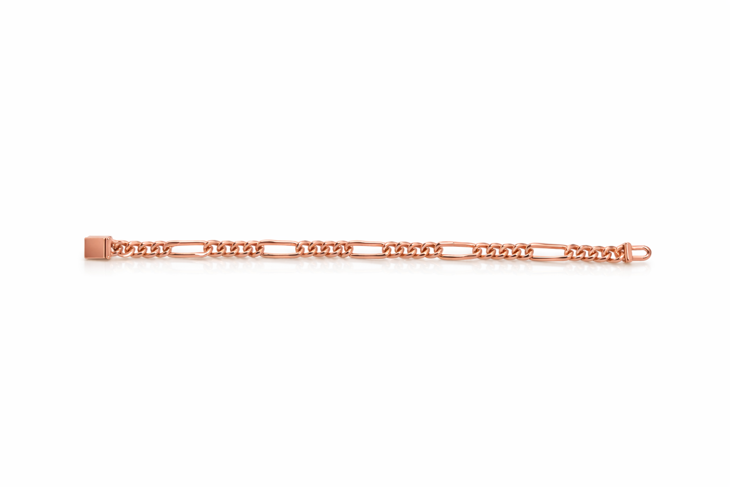 7mm Cuban Link Figaro Bracelet