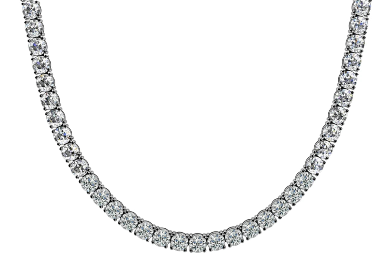 25.28 ctw Diamond Tennis Chain