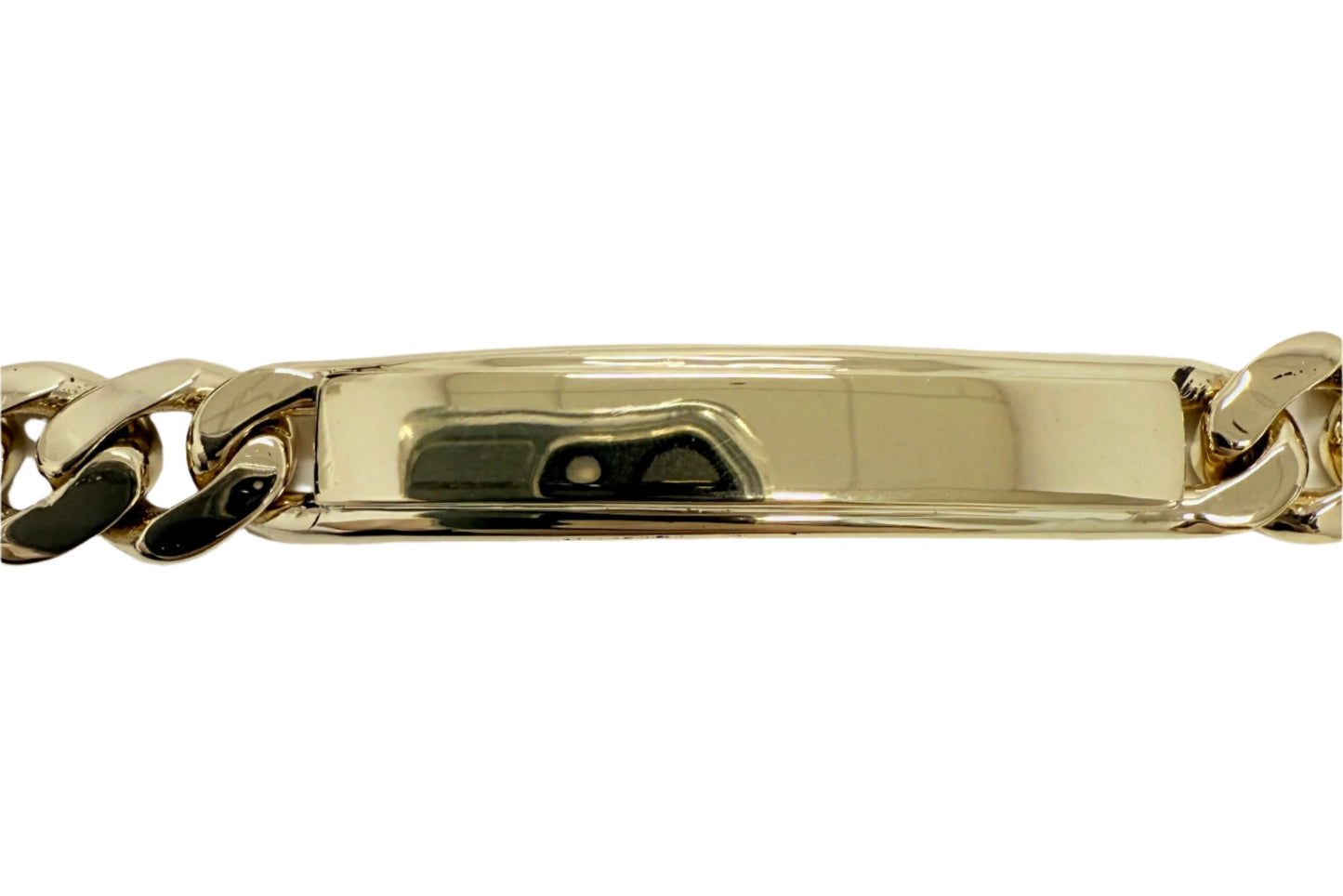 9.5mm Cuban Link Figaro ID Bracelet