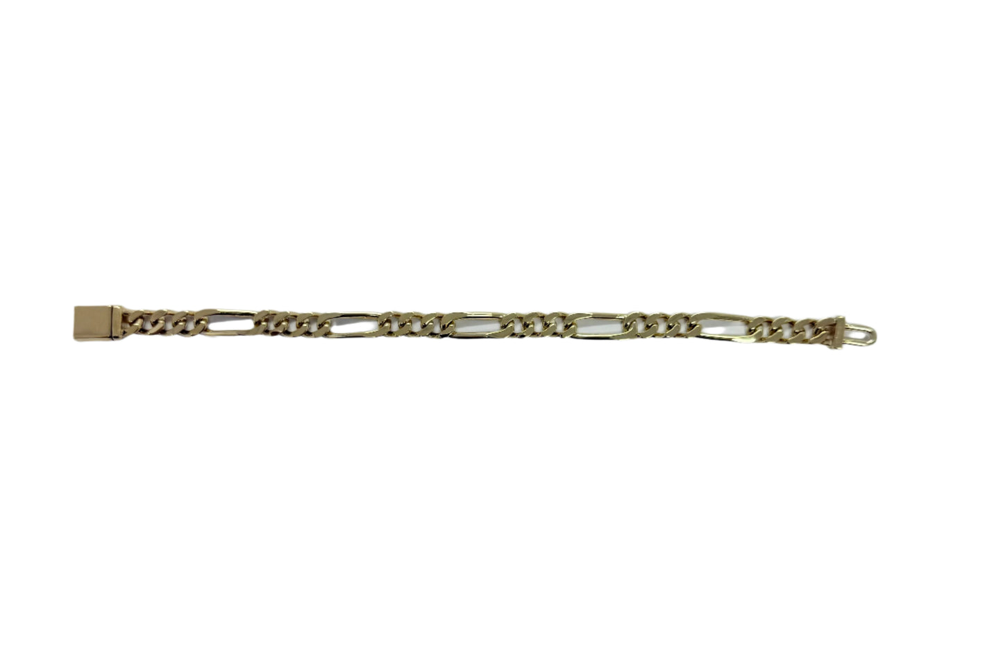 7mm Cuban Link Figaro Bracelet
