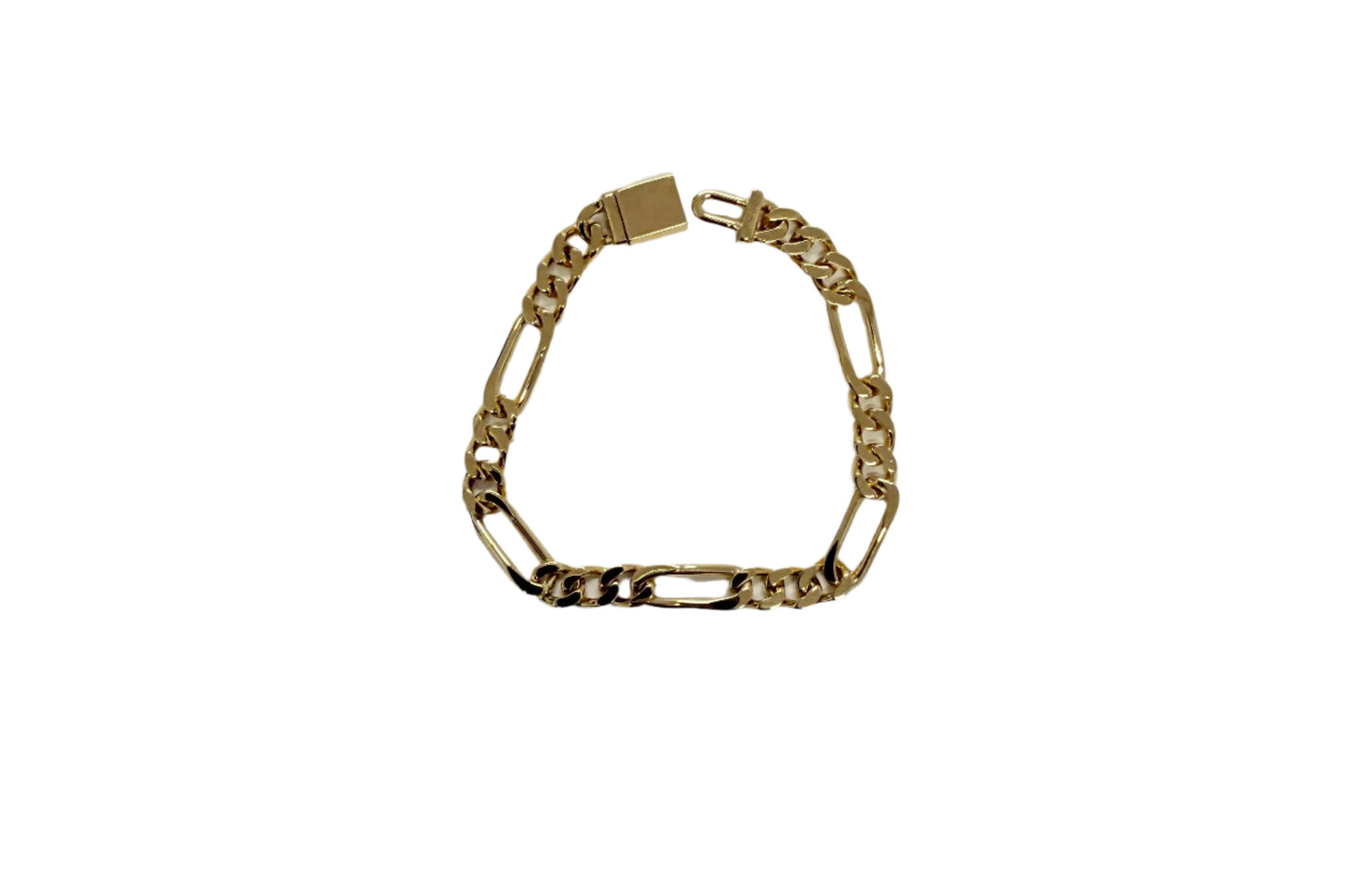 7mm Cuban Link Figaro Bracelet