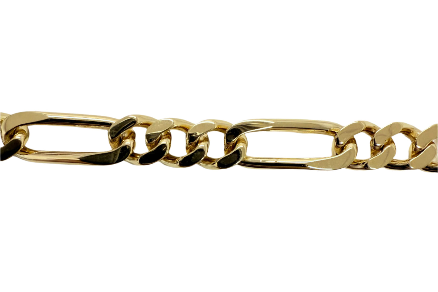7mm Cuban Link Figaro Bracelet