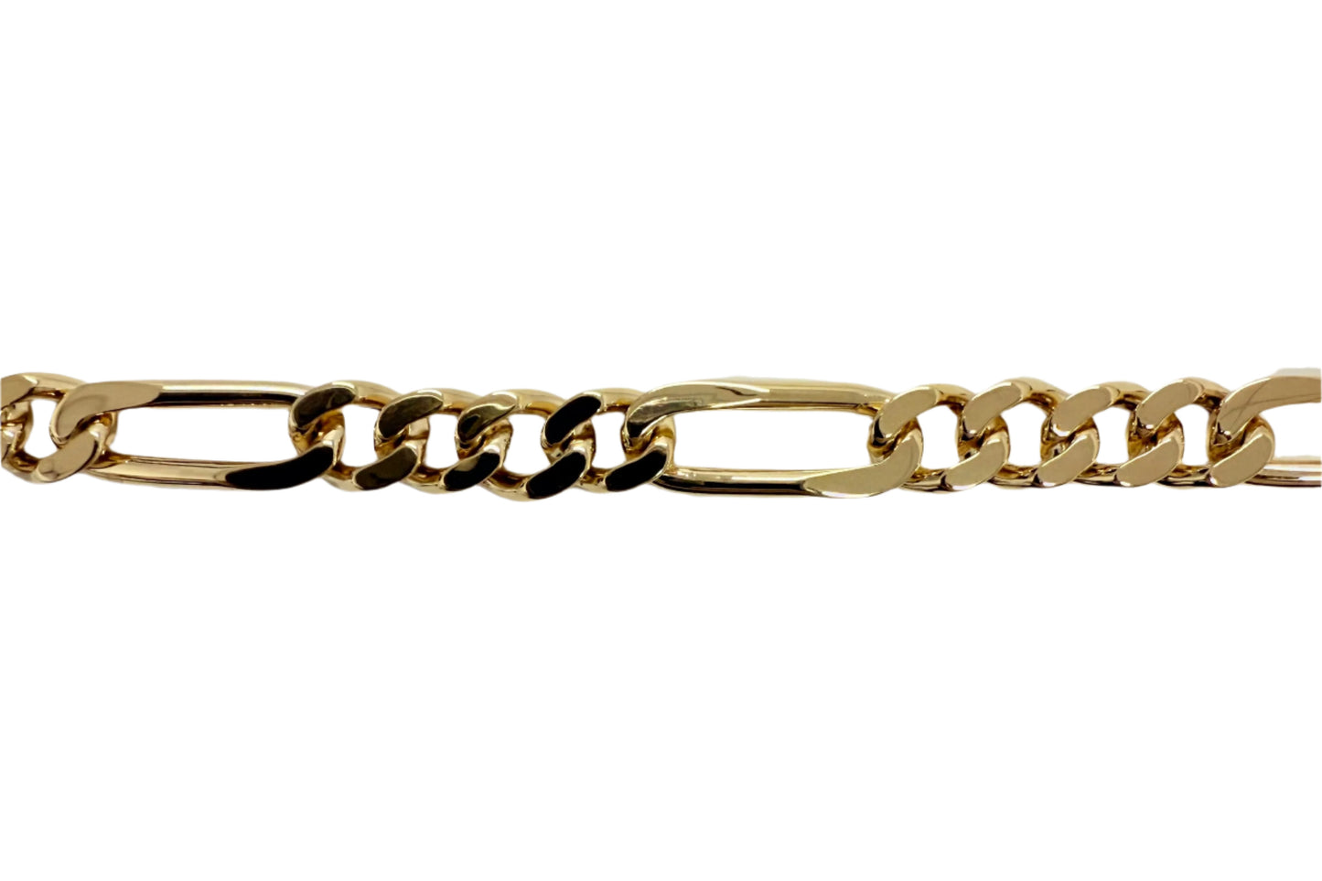 7mm Cuban Link Figaro Bracelet
