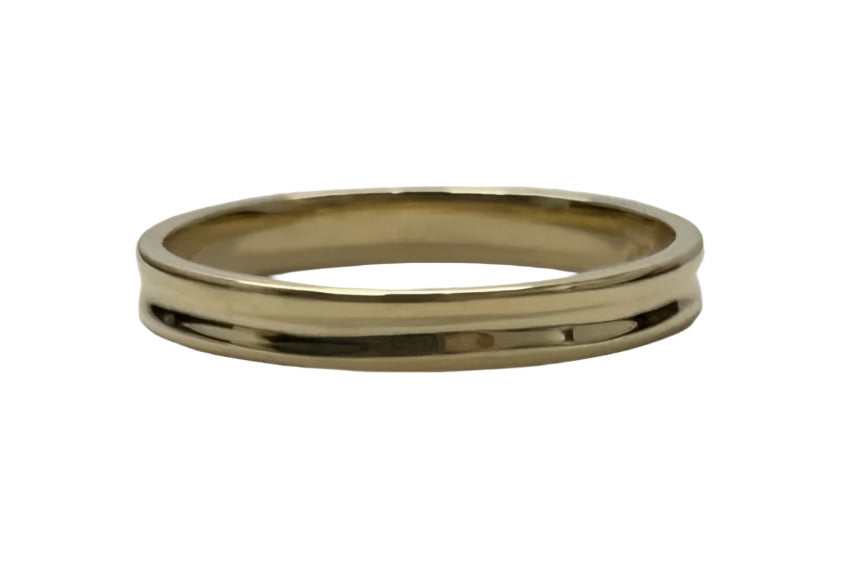 2.8mm Middle Line Wedding Band Ring