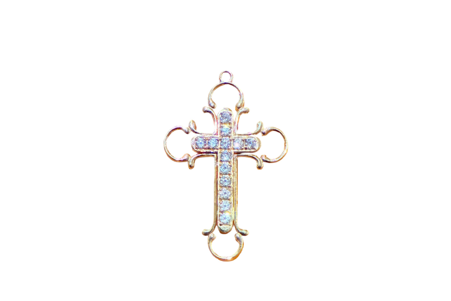 .78 ctw Round Diamond Cross Pendant