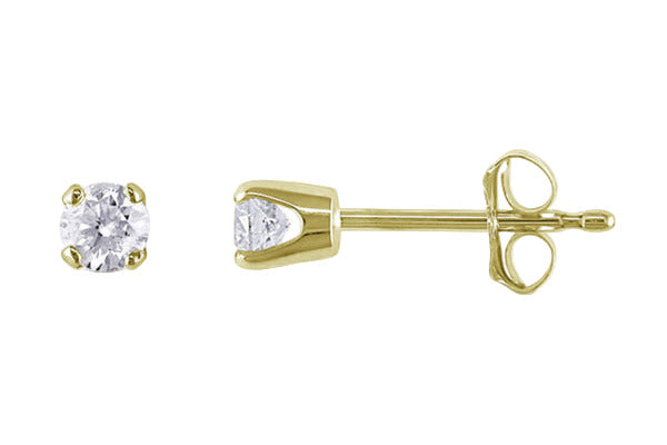 2mm Diamond Stud Earrings