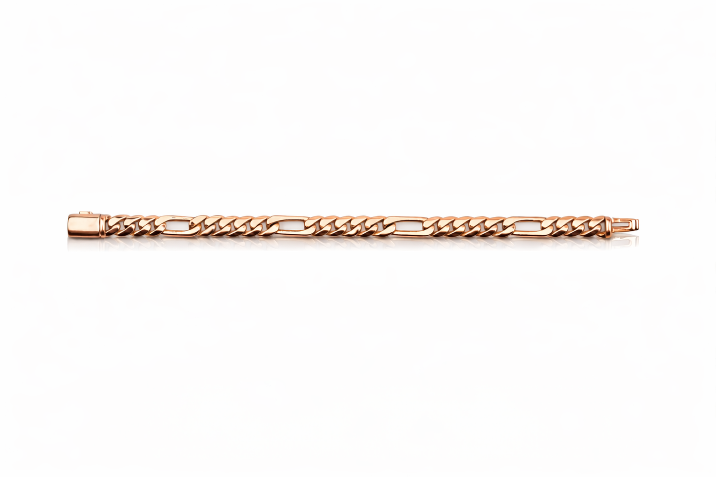 9.5mm Cuban Link Figaro Bracelet