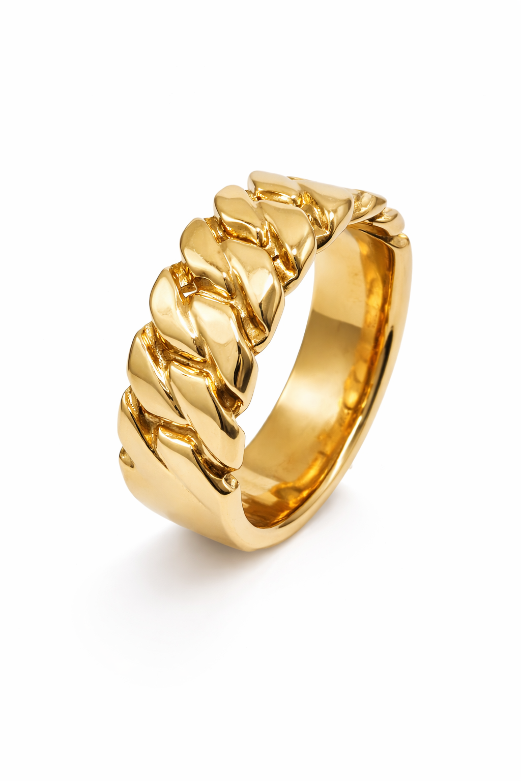 7mm S Cuban Link Ring
