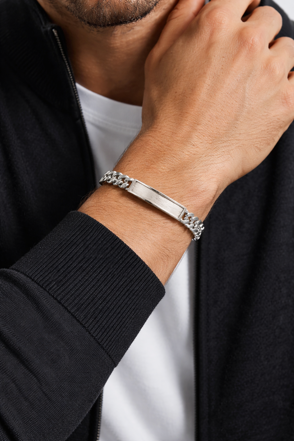 8mm Cuban Link ID Bracelet