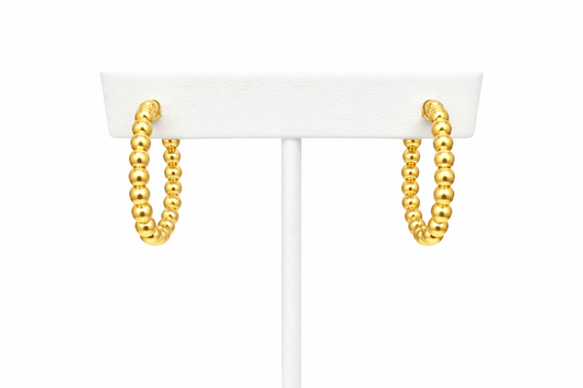 Bubble Hoop Earrings