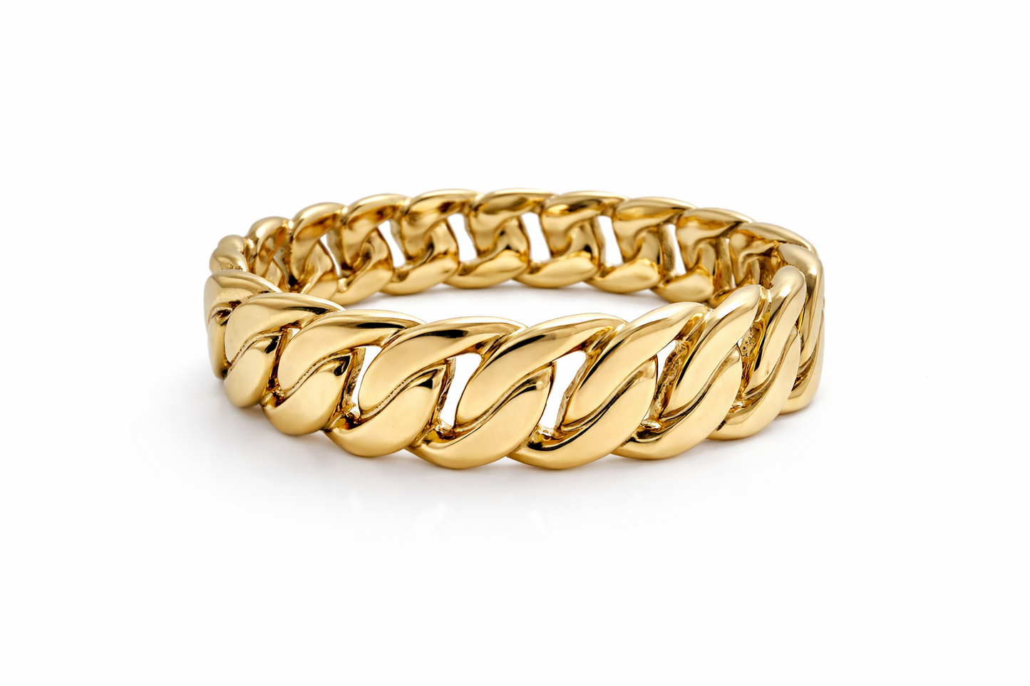 7mm Sharp Cuban Link Ring