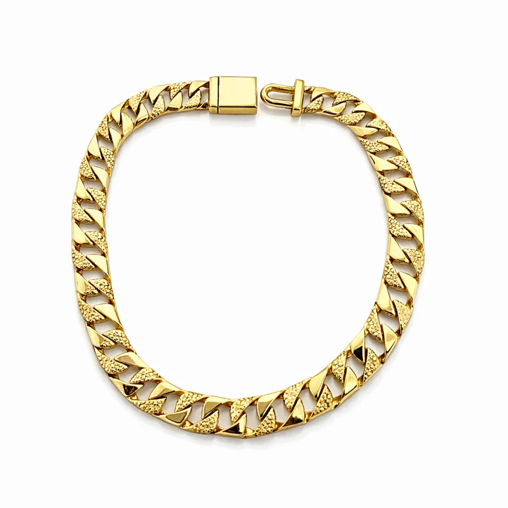 7.5mm Nugget Link Bracelet