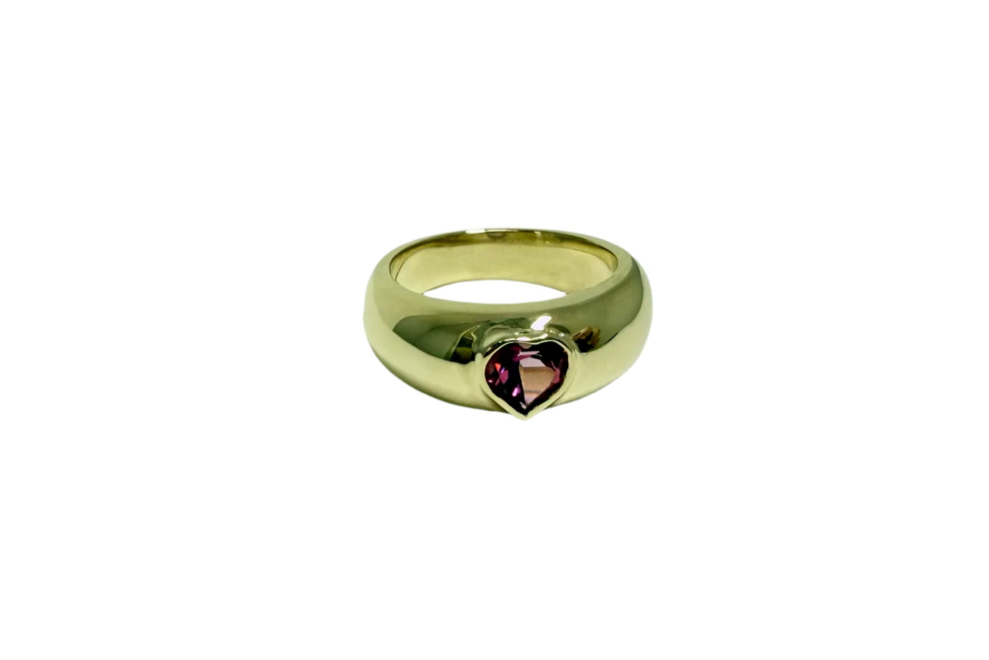 7mm Genuine Heart Pink Topaz