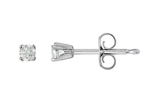 2mm Diamond Stud Earrings