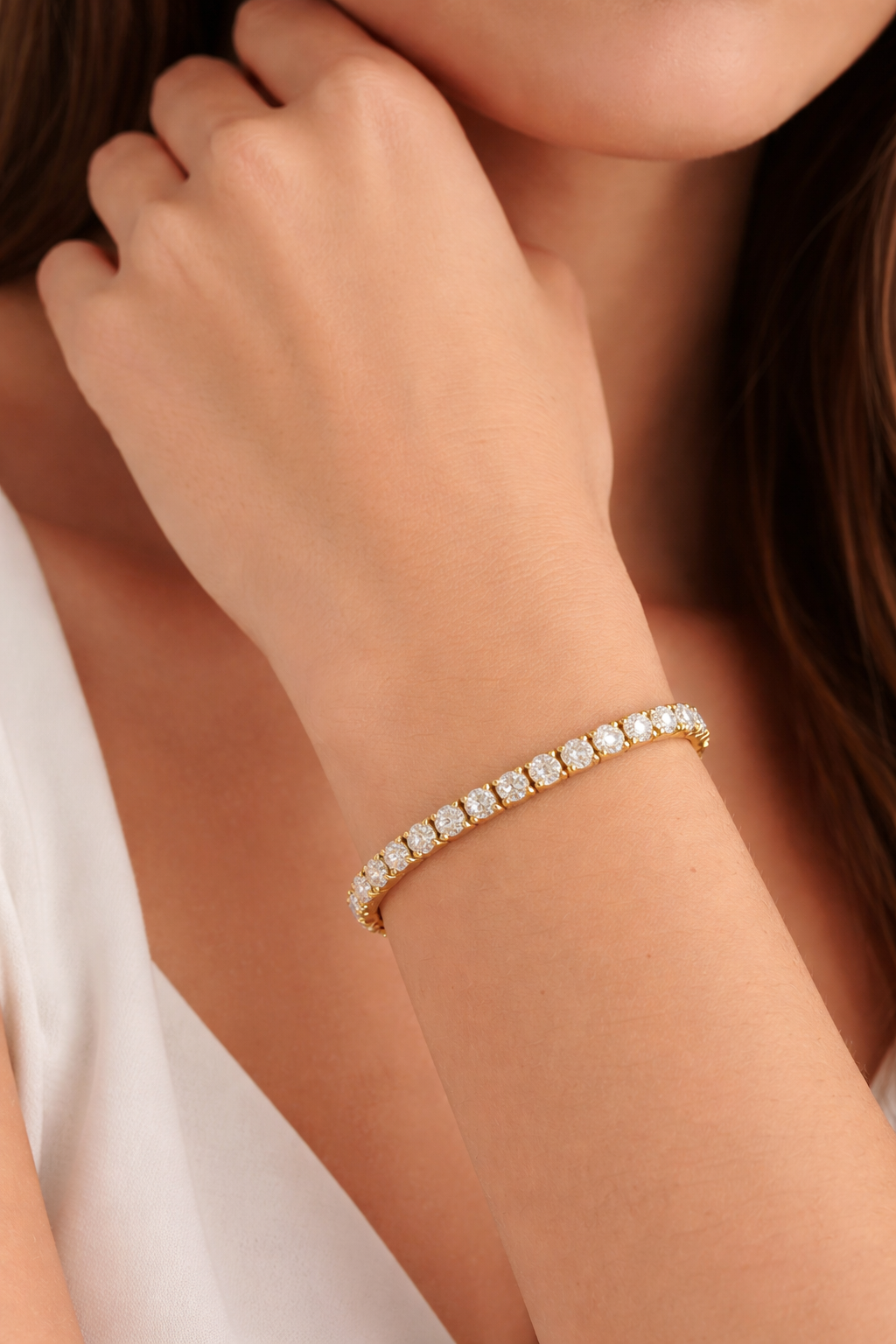 7.2 ctw Diamond Tennis Bracelet