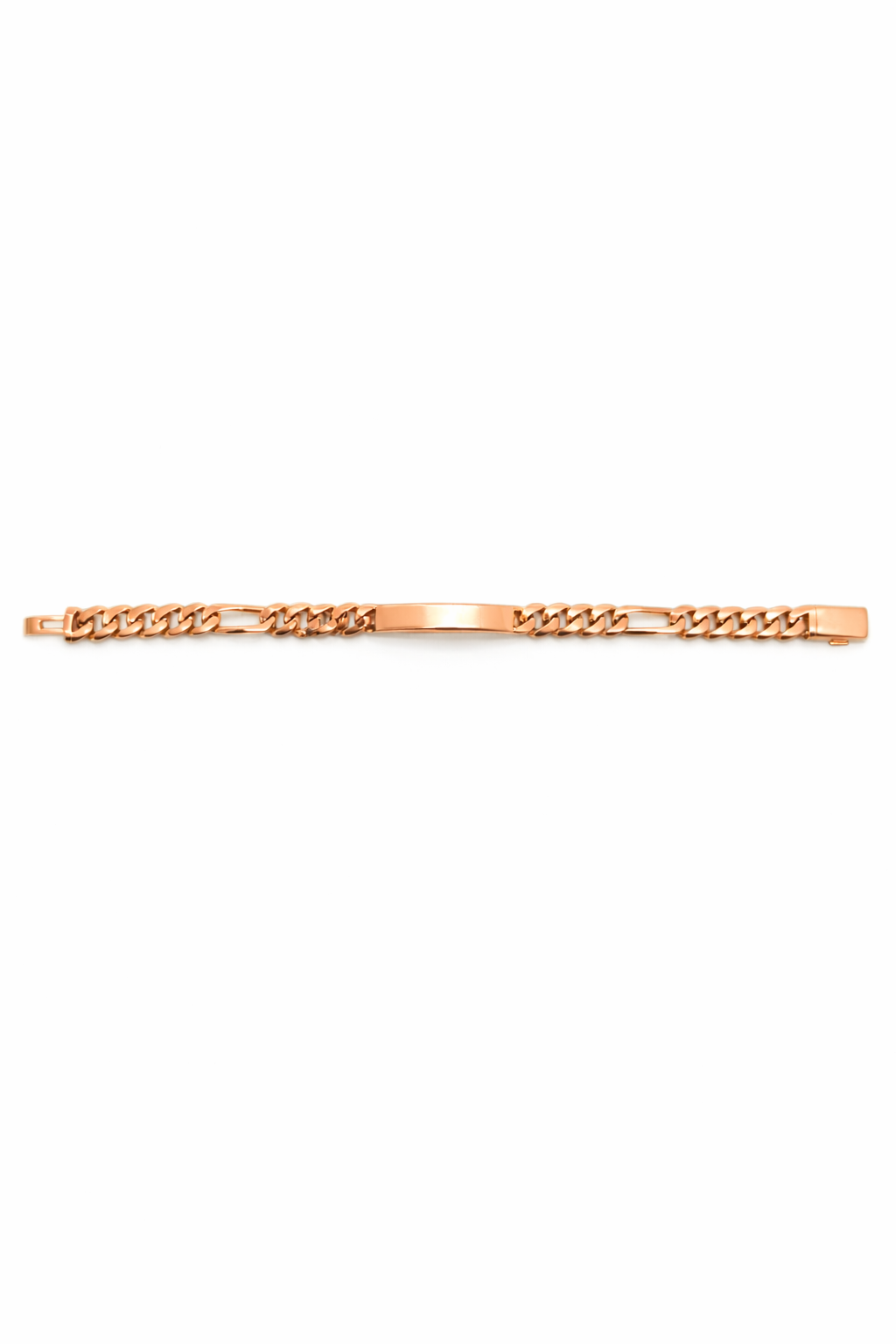 9.5mm Cuban Link Figaro ID Bracelet