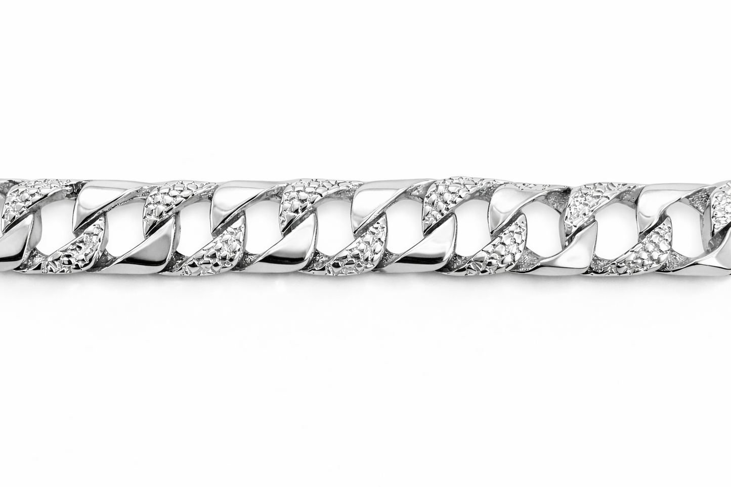 5.5mm Nugget Link ID Bracelet