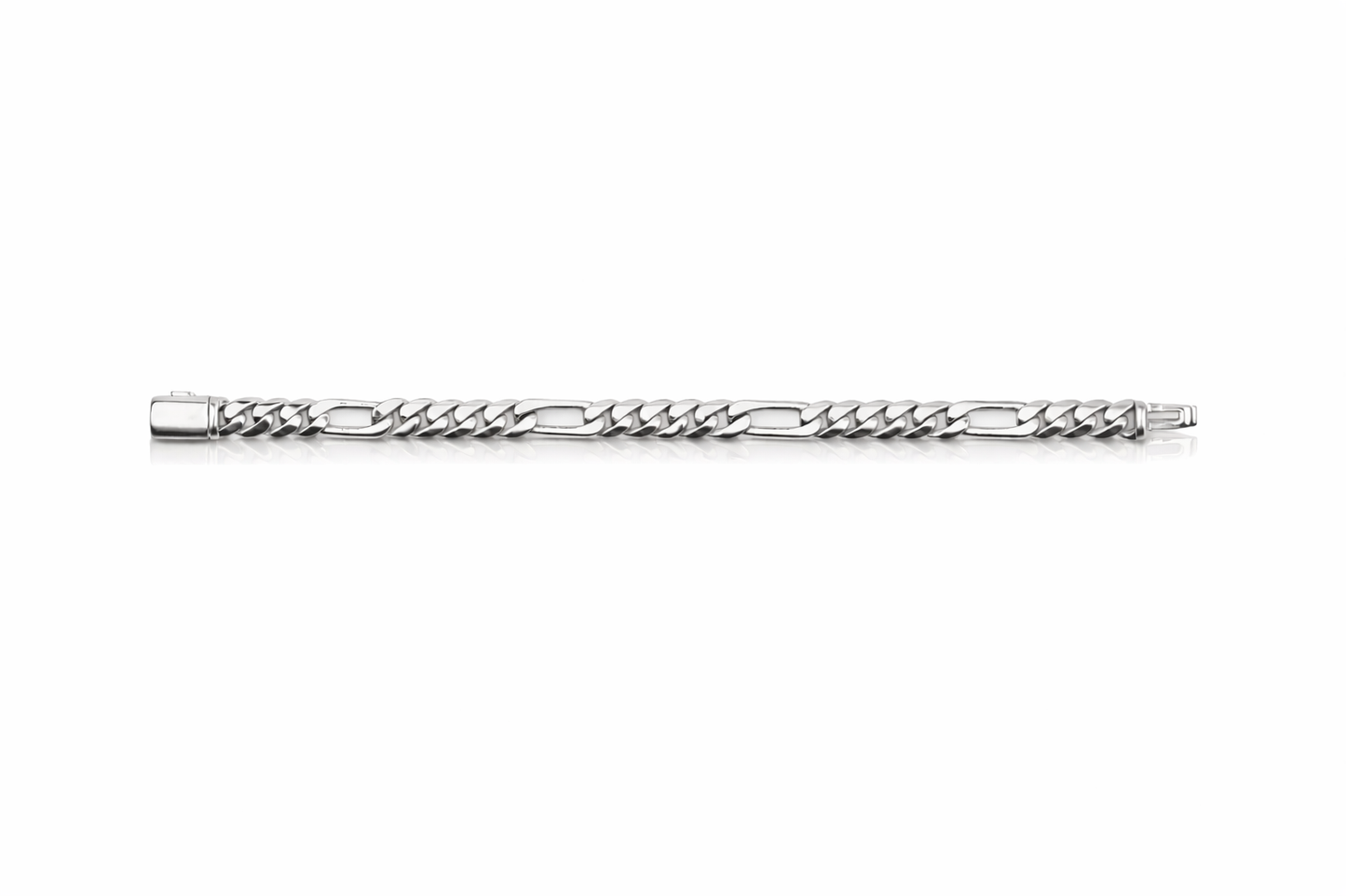 9.5mm Cuban Link Figaro Bracelet