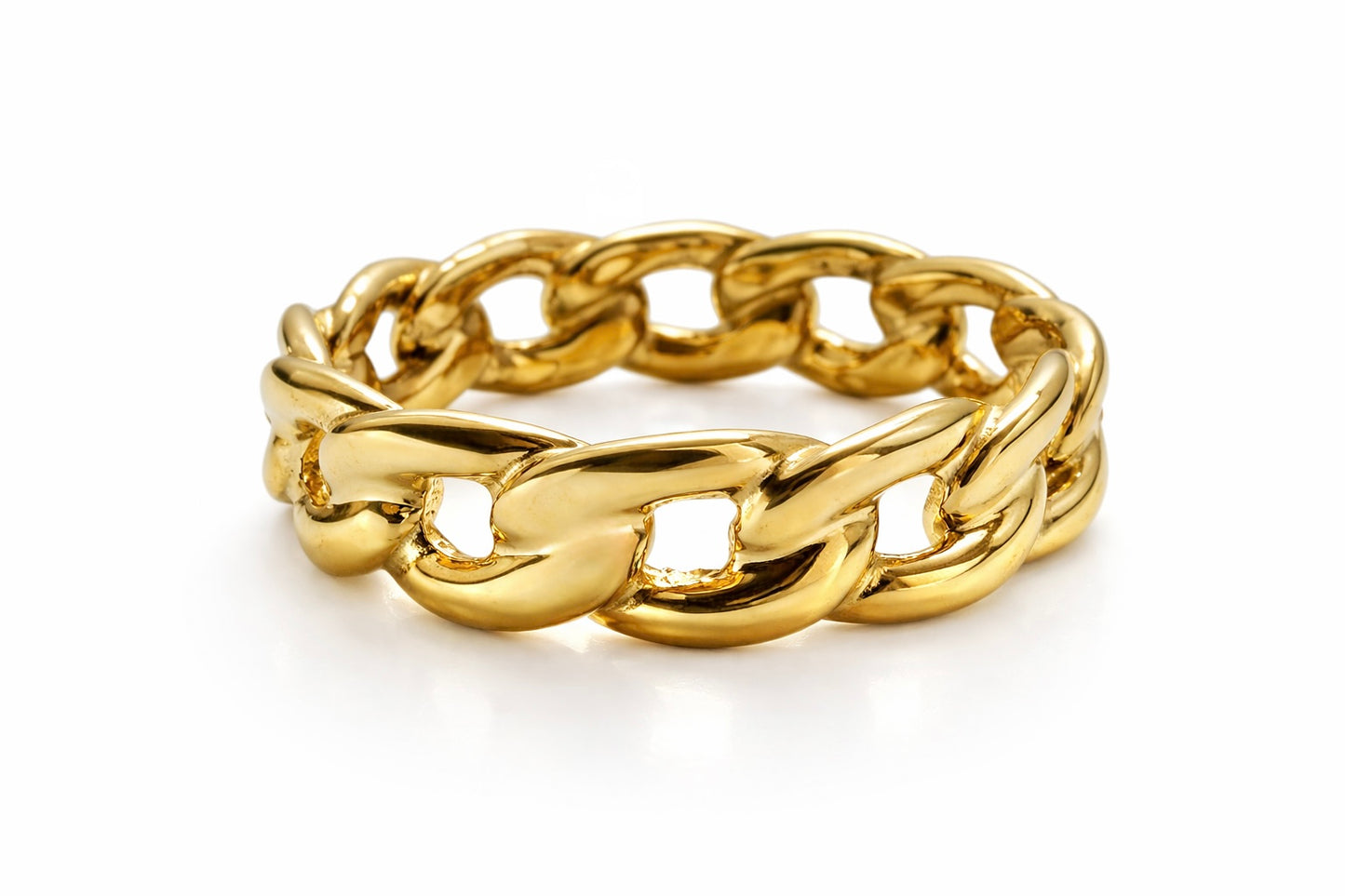 5mm All The Way Cuban Link Ring