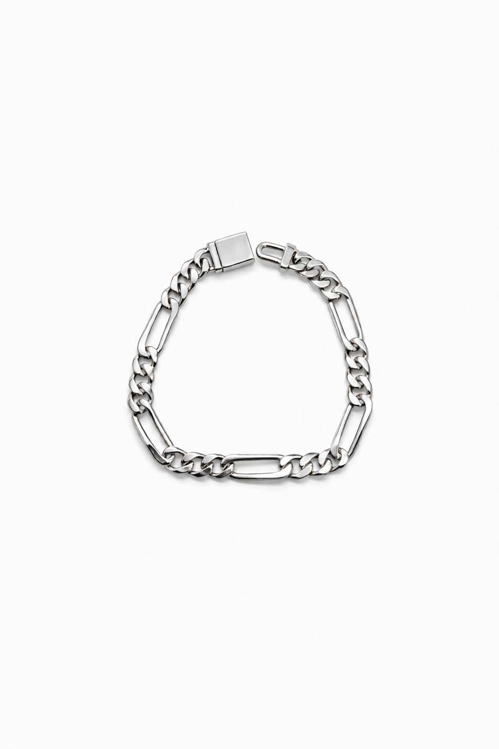 7mm Cuban Link Figaro Bracelet