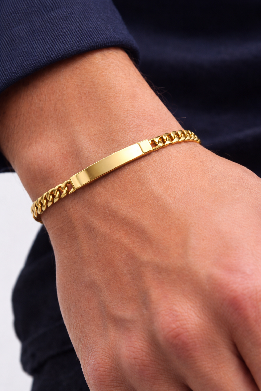 5.5mm Junior Link ID Bracelet