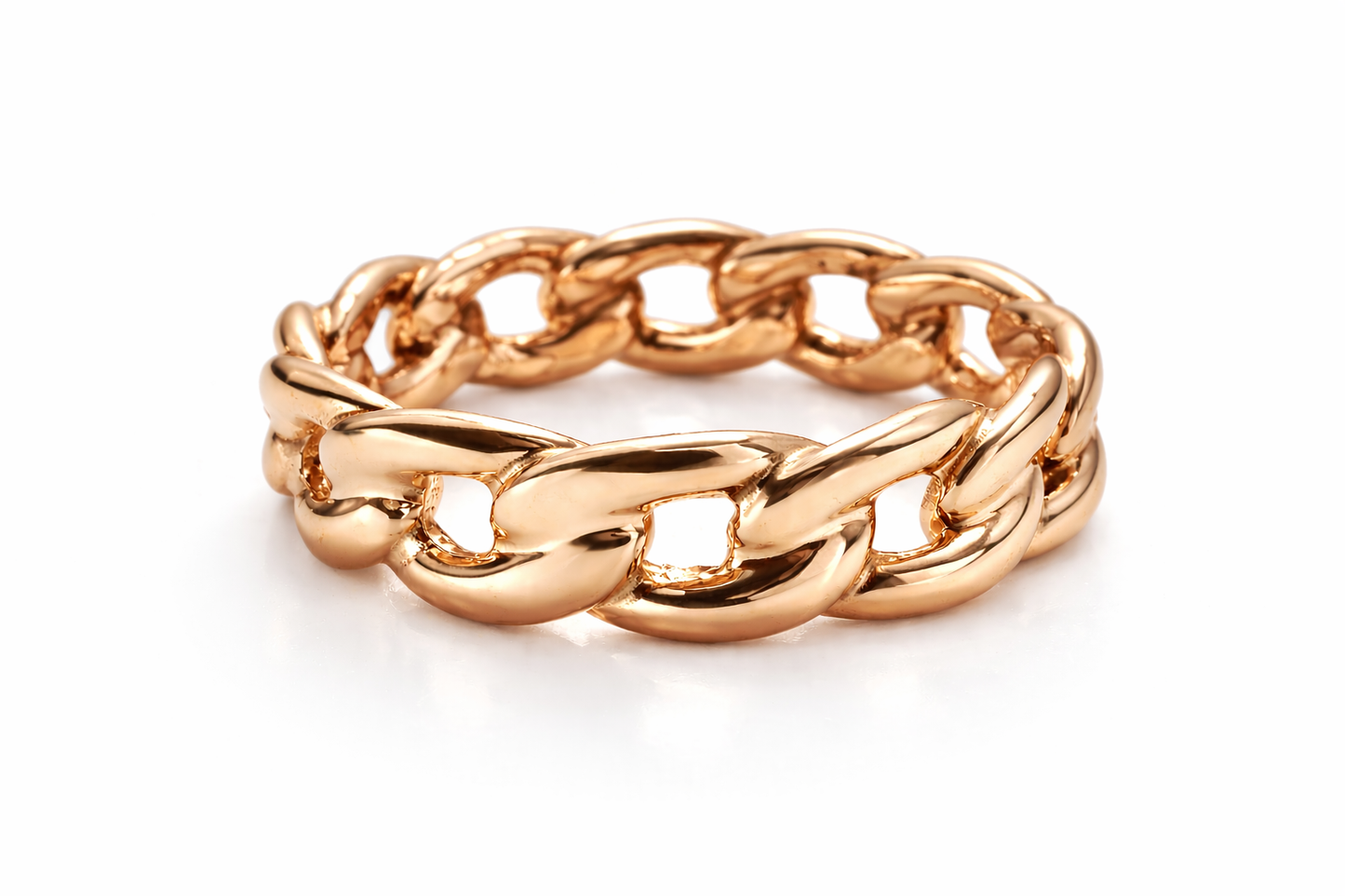 5mm All The Way Cuban Link Ring