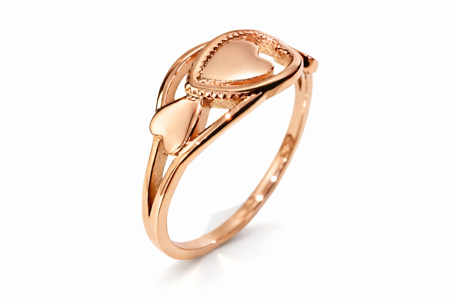 Triple Heart Ring